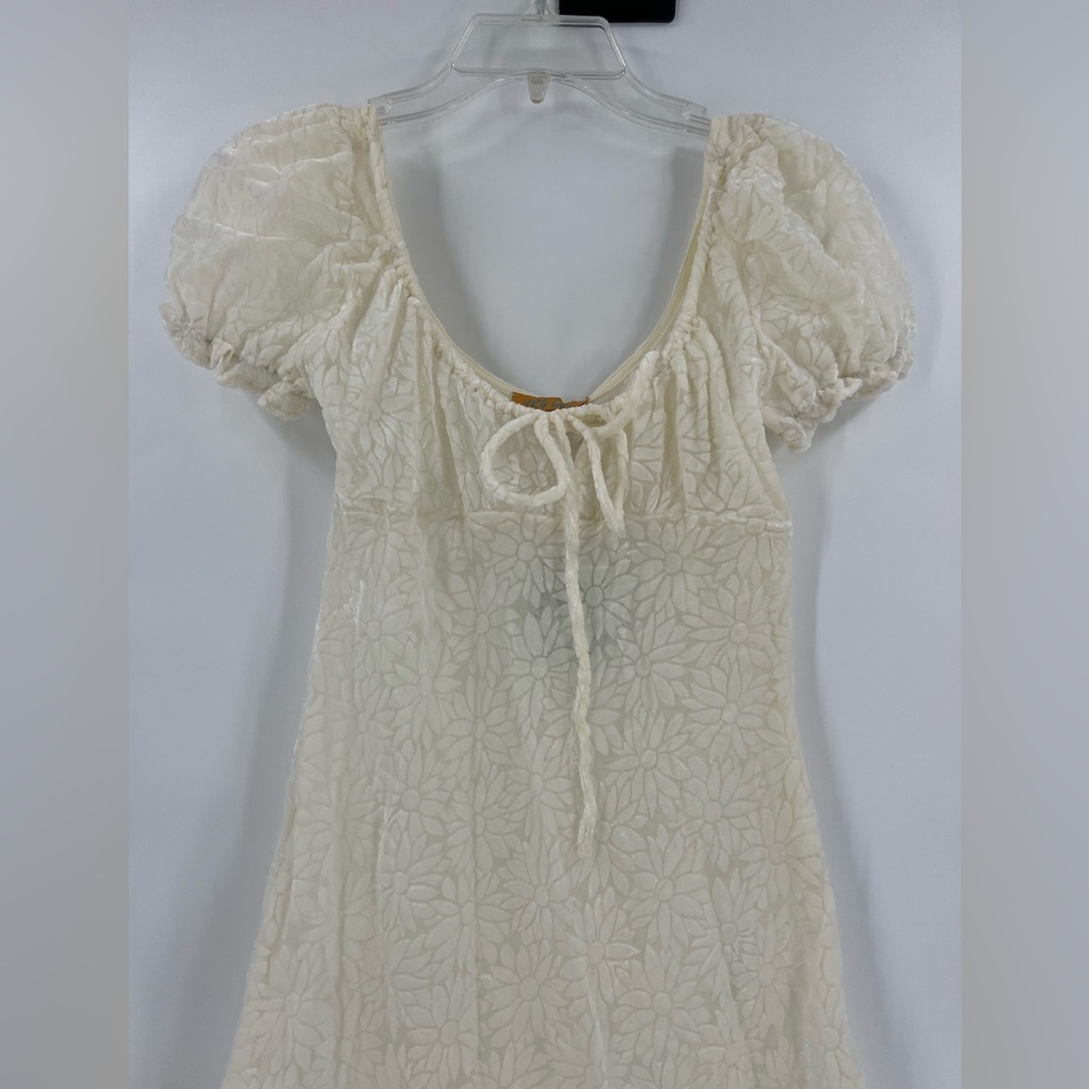 Sheer Cream Maxi Dress VRG GRL - Picture 9 of 16